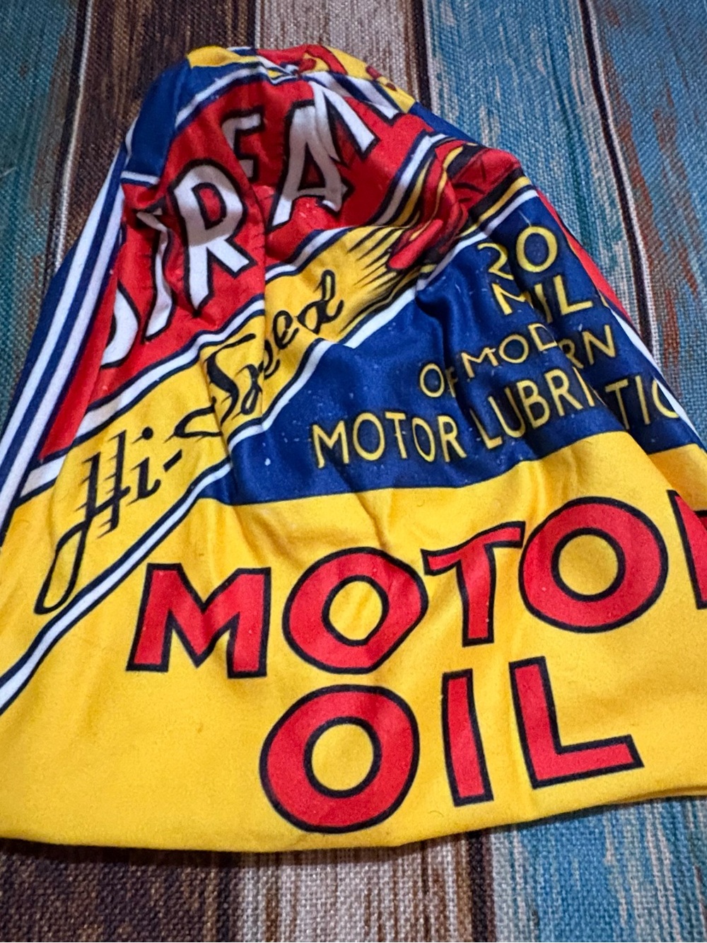 Motor Oil Graphic Beanie